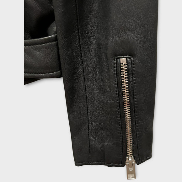 ALLSAINTS Balfern Leather Biker Jacket (US/4) - Picture 7 of 9